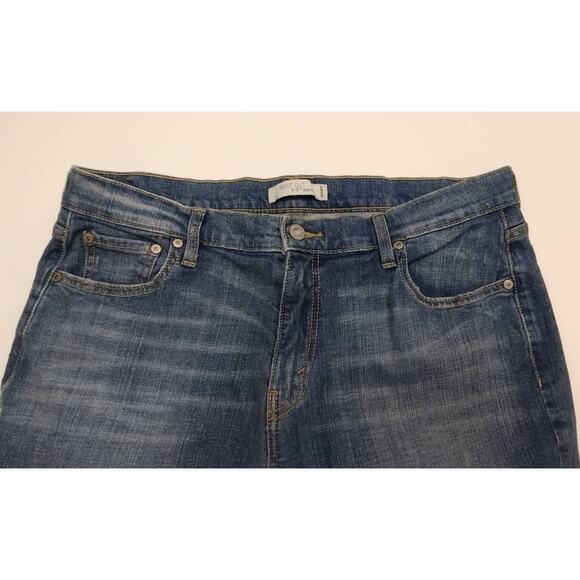 Levi's 515 Bootcut Demin Blue Jeans Dark Wash Women's Size 16M Plus Size - Picture 6 of 12